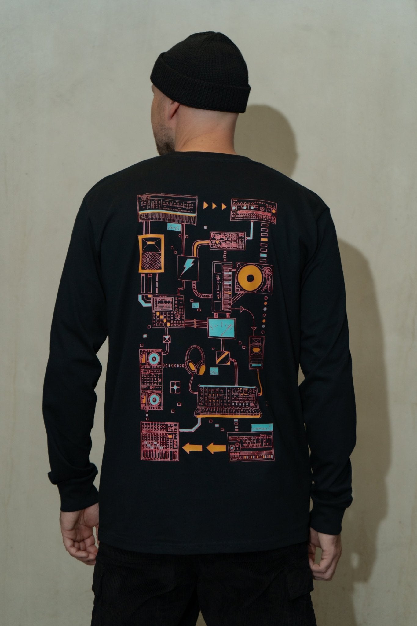 Connections - Longsleeve - Navy Blue - here\\\now.