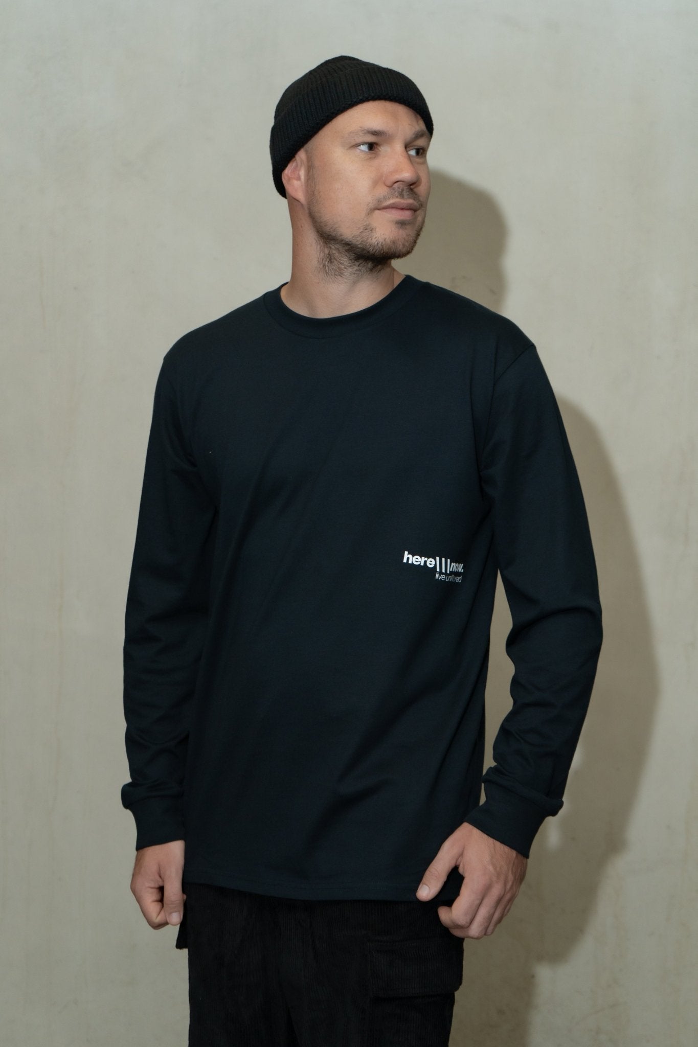 Connections - Longsleeve - Navy Blue - here\\\now.