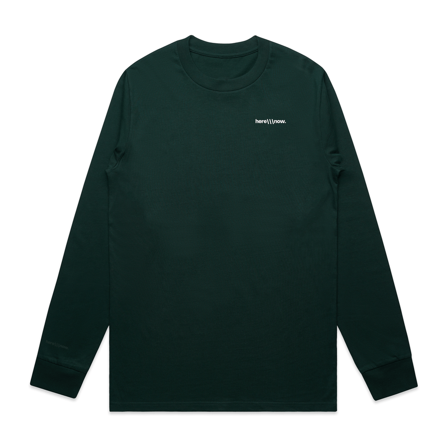 Connections - Longsleeve - Pine Green - here\\\now.