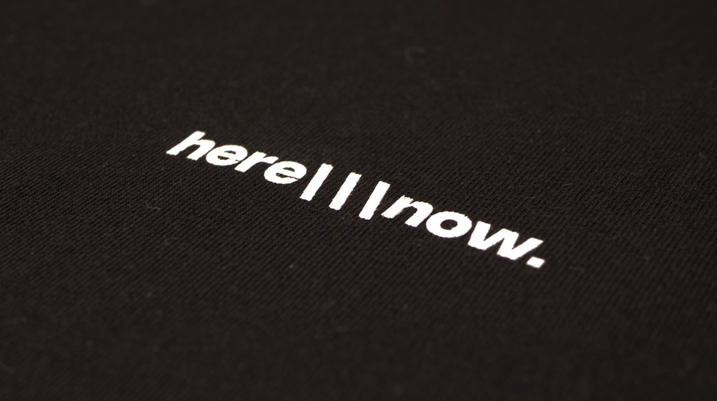 Connections Tee - Black - here\\\now.