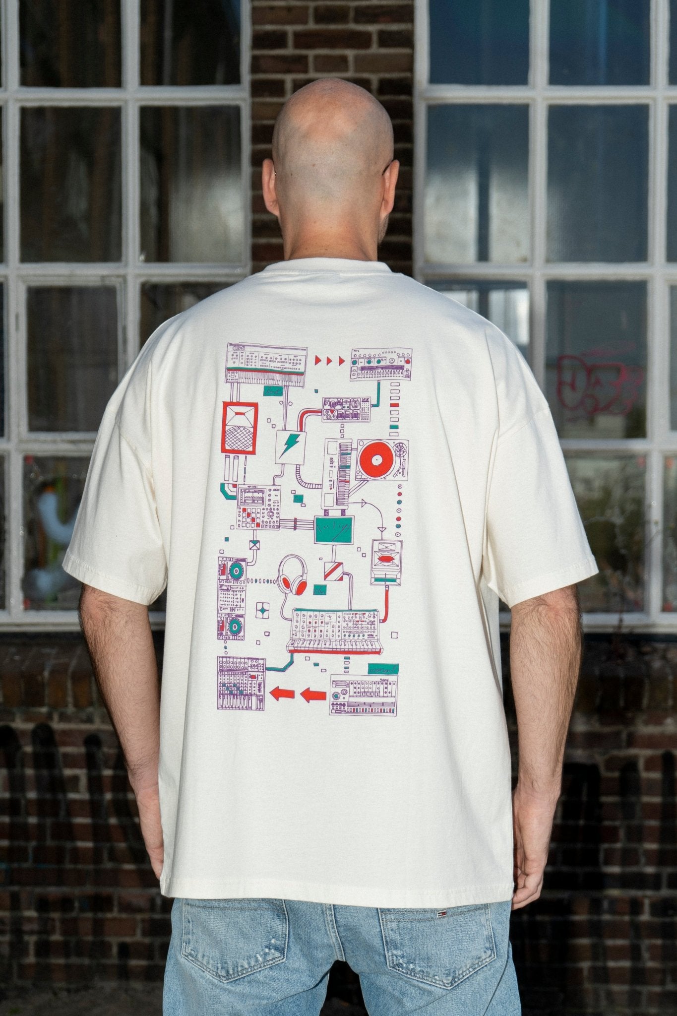 Connections Tee - Natural - here\\\now.