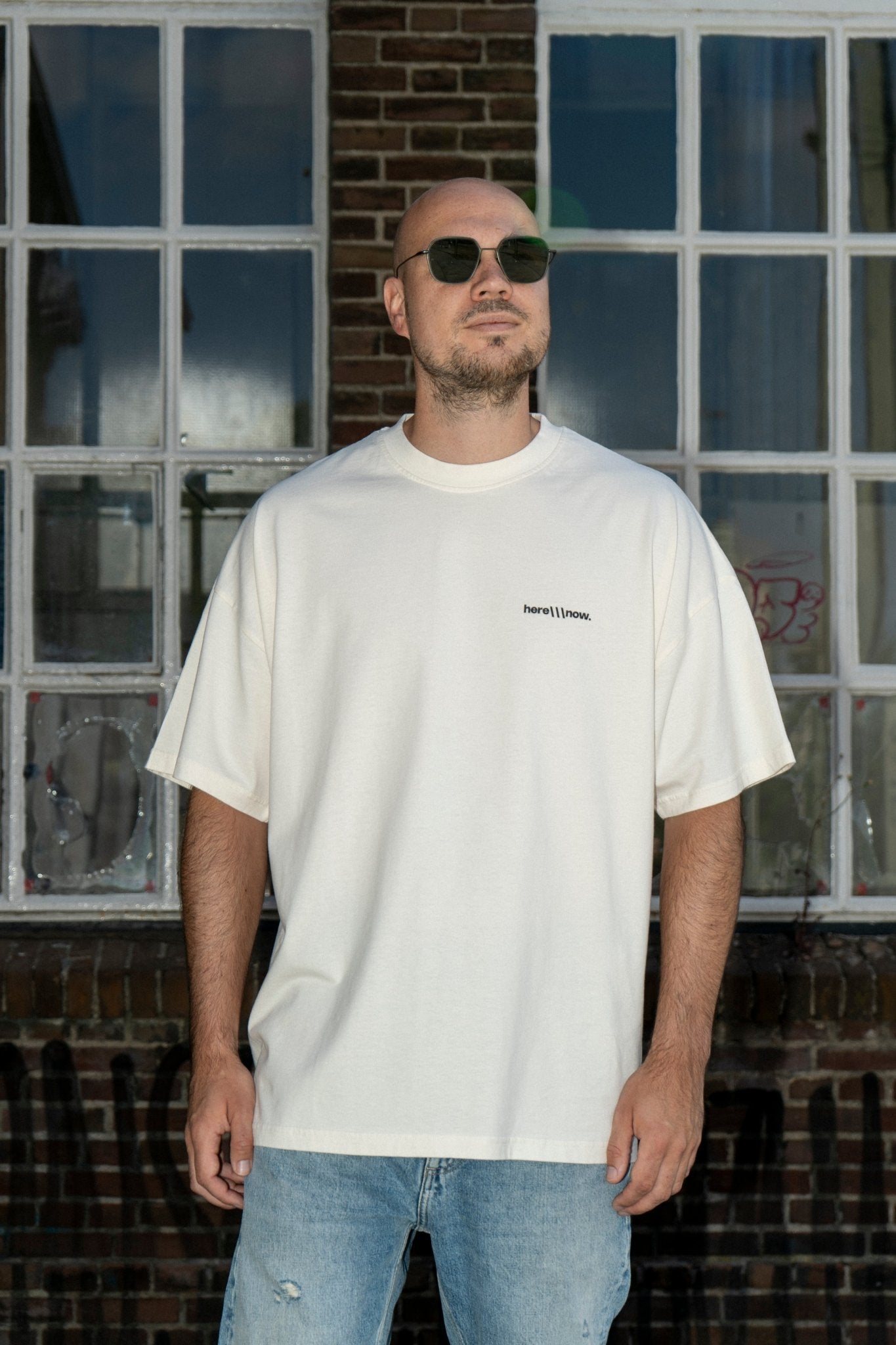 Connections Tee - Natural - here\\\now.