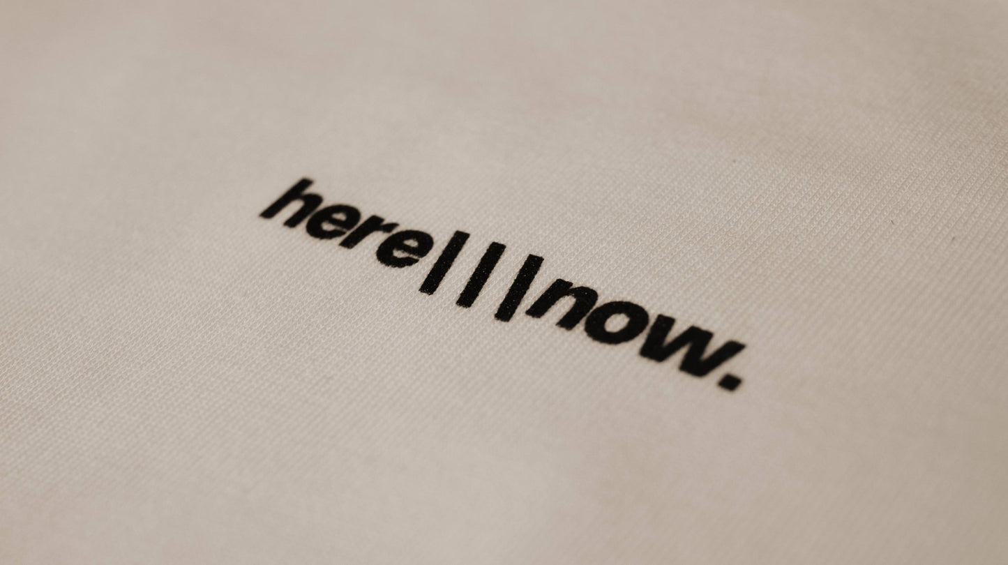 Connections Tee - Natural - here\\\now.