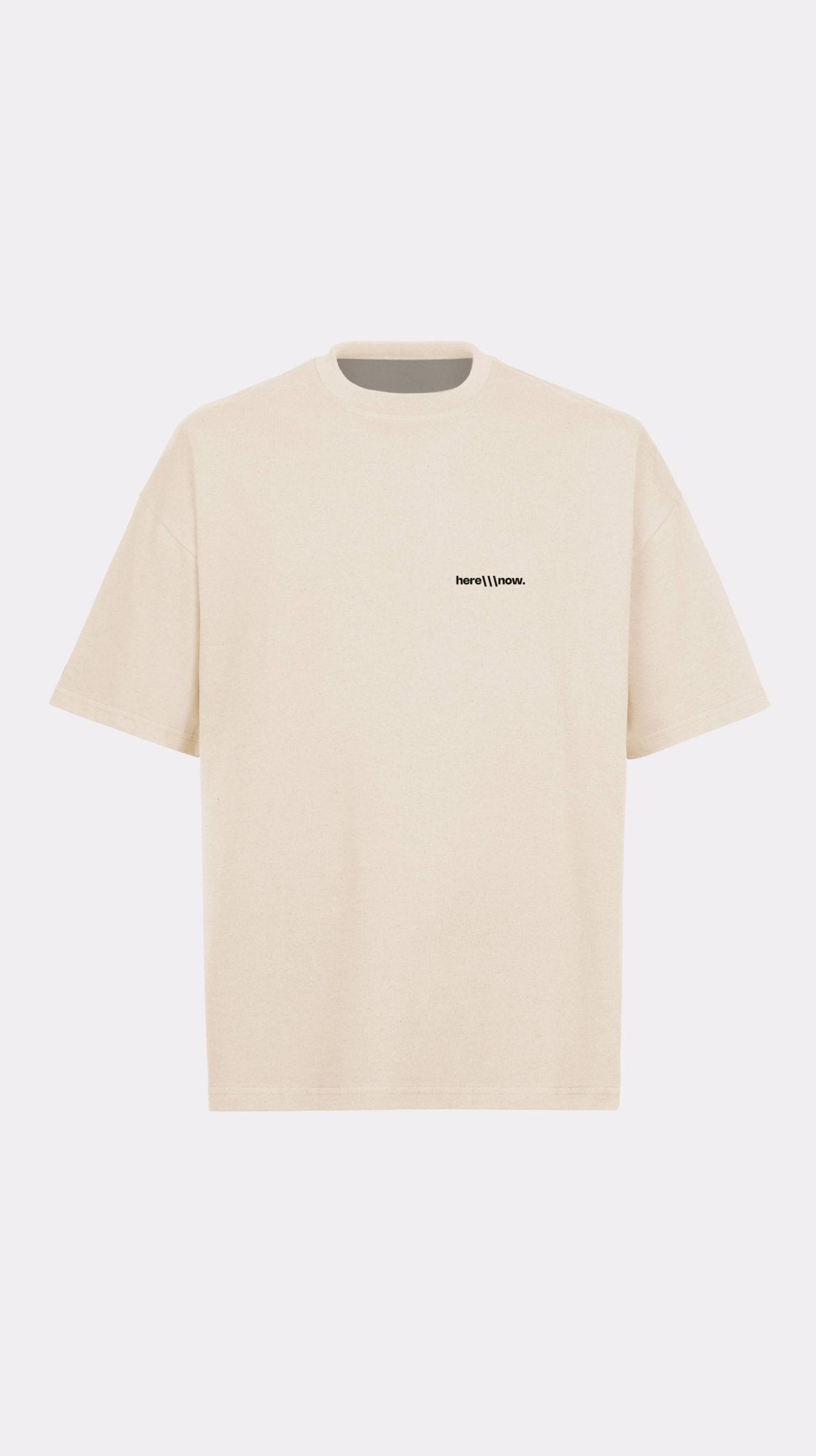 Connections Tee - Natural - here\\\now.