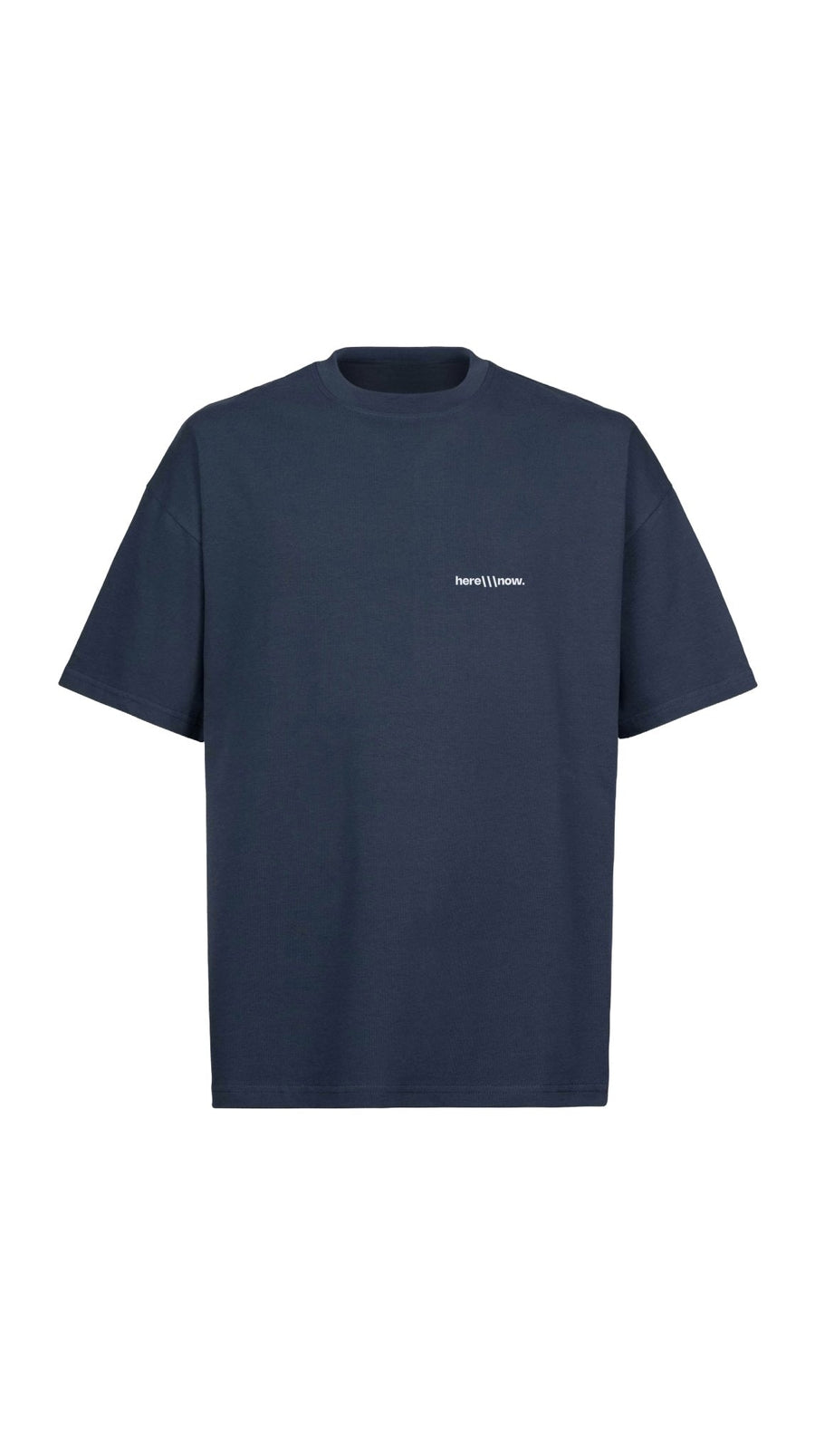 Connections Tee - Navy Blue - here\\\now.
