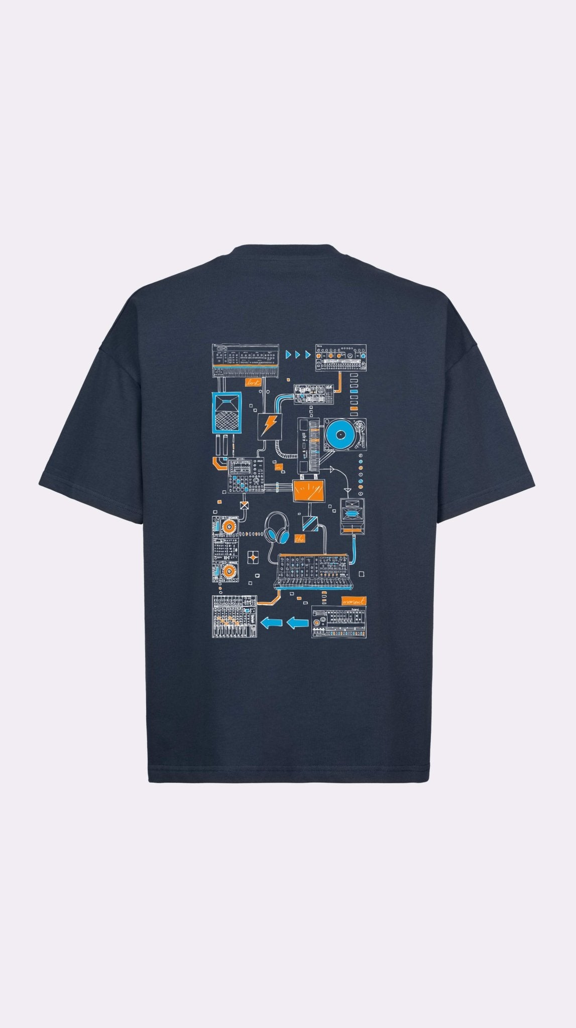 Connections Tee - Navy Blue - here\\\now.
