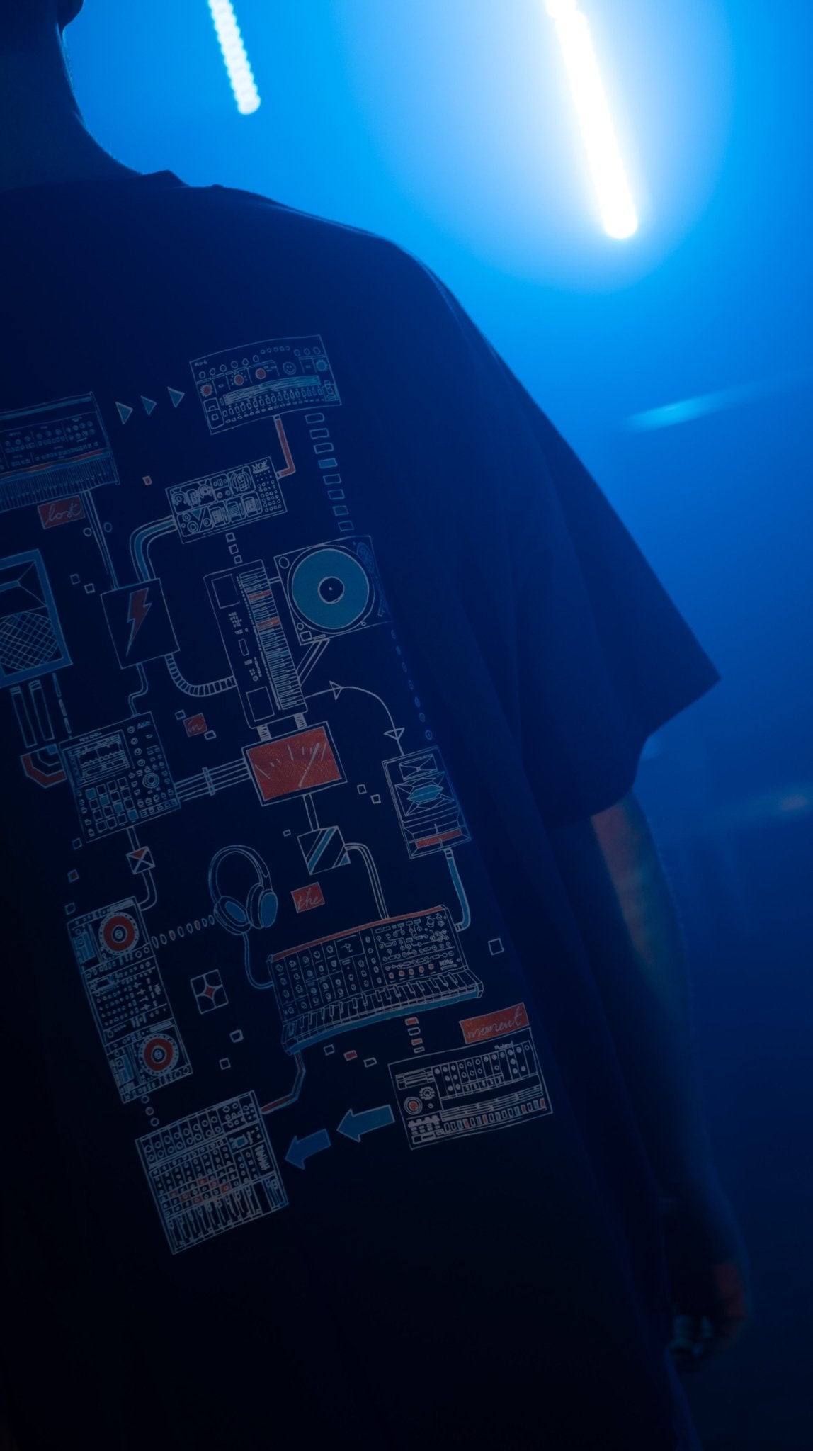 Connections Tee - Navy Blue - here\\\now.