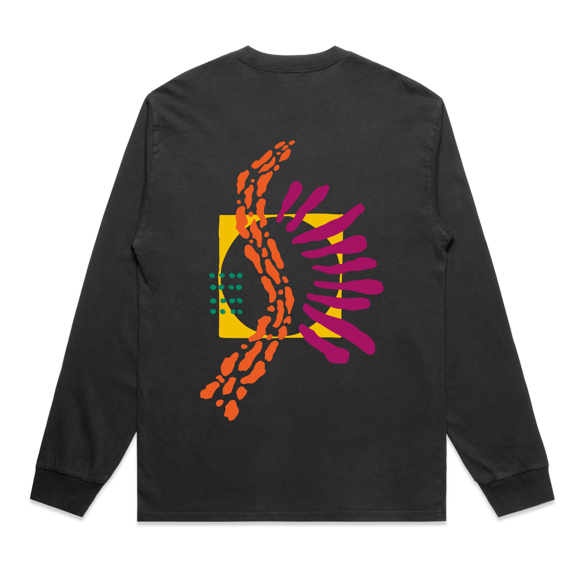 Unison - Longsleeve - Tshirt - Faded Black – here\\\now