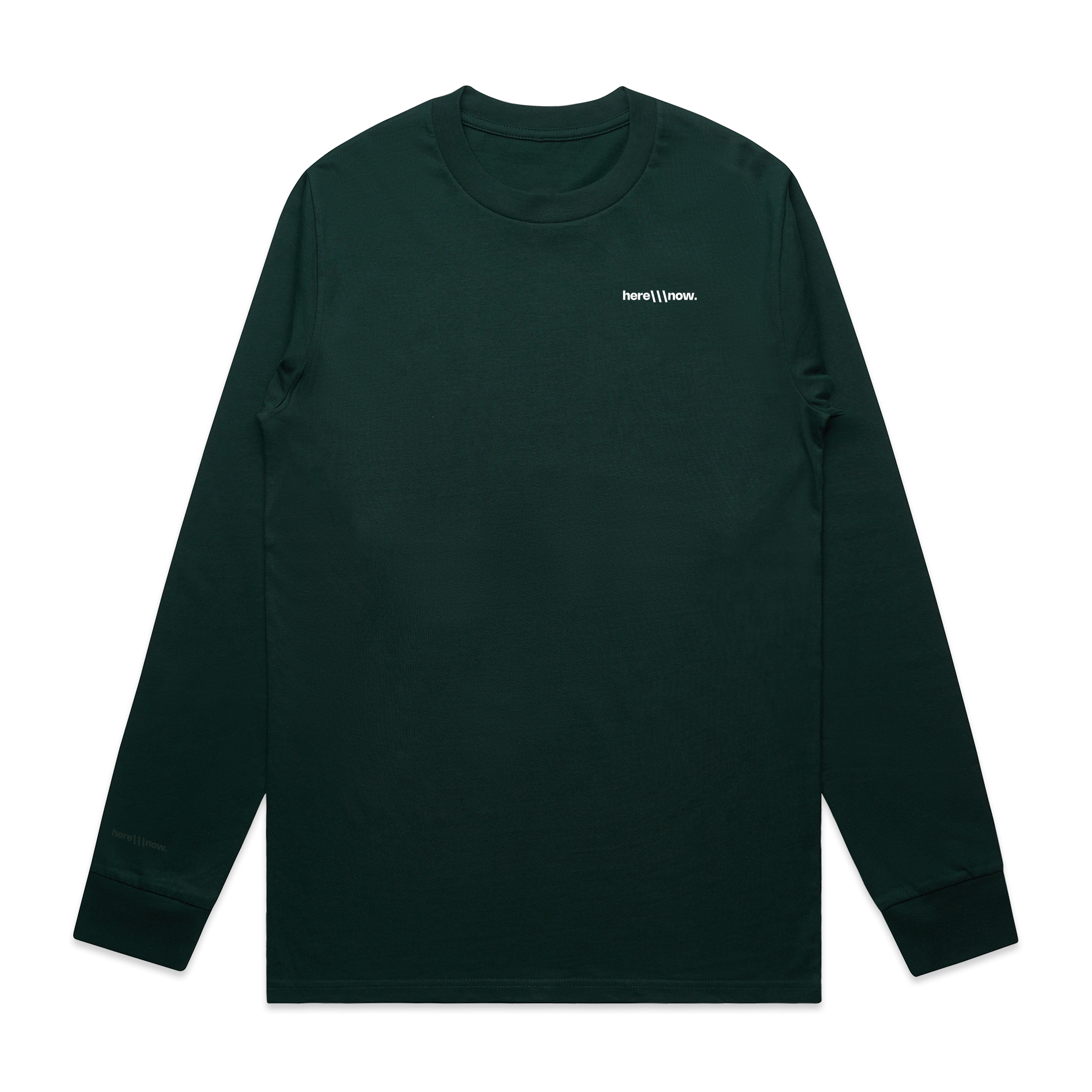 Connections - Longsleeve - Pine Green - here\\\now.