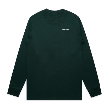 Connections - Longsleeve - Pine Green - here\\\now.