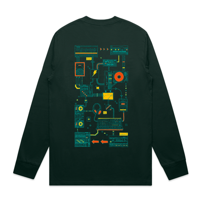 Connections - Longsleeve - Pine Green - here\\\now.