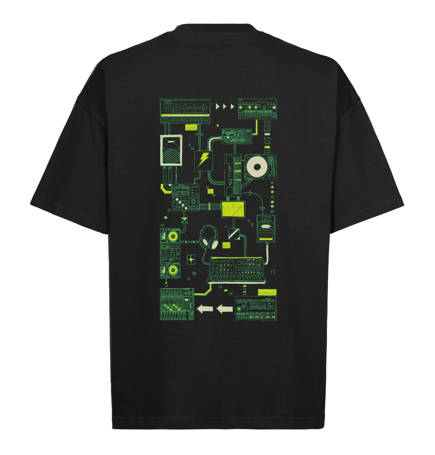 Connections Tee - Black - here\\\now.