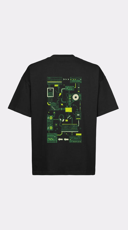 Connections Tee - Black - here\\\now.