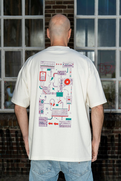 Connections Tee - Natural - here\\\now.