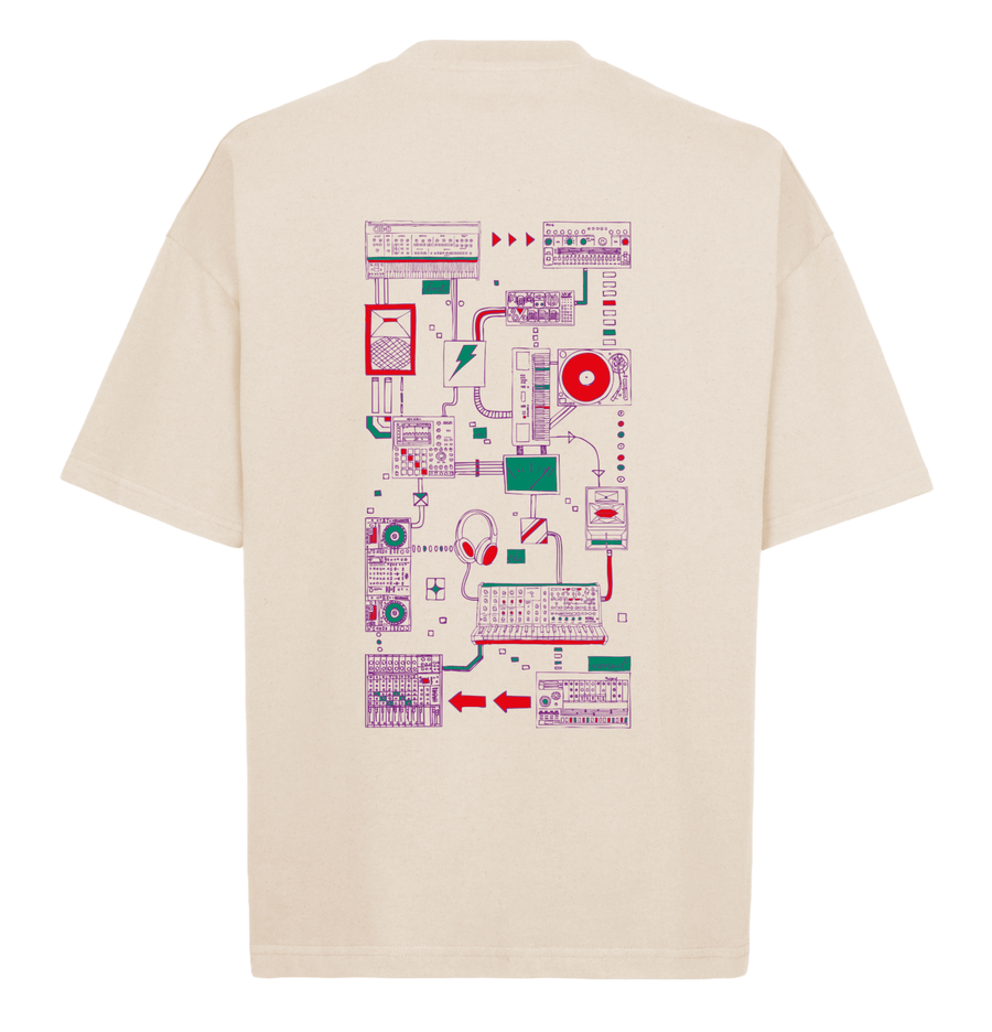 Connections Tee - Natural - here\\\now.