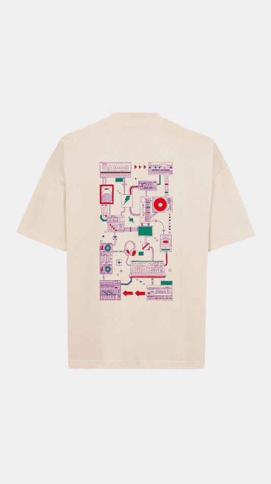 Connections Tee - Natural - here\\\now.