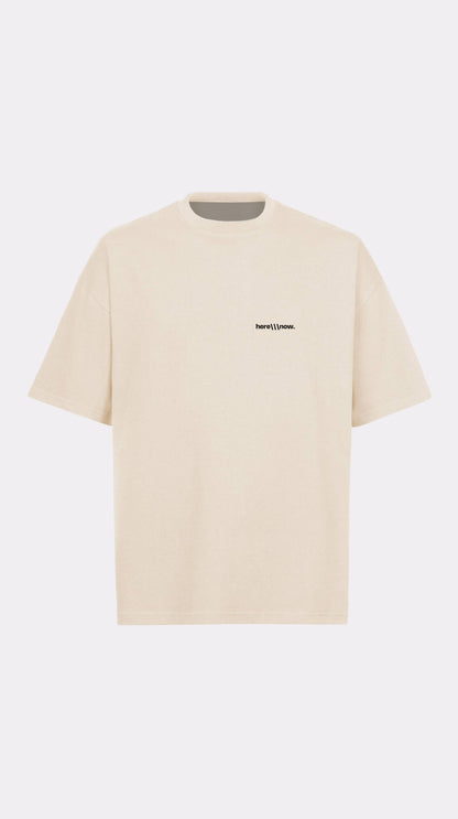 Connections Tee - Natural - here\\\now.