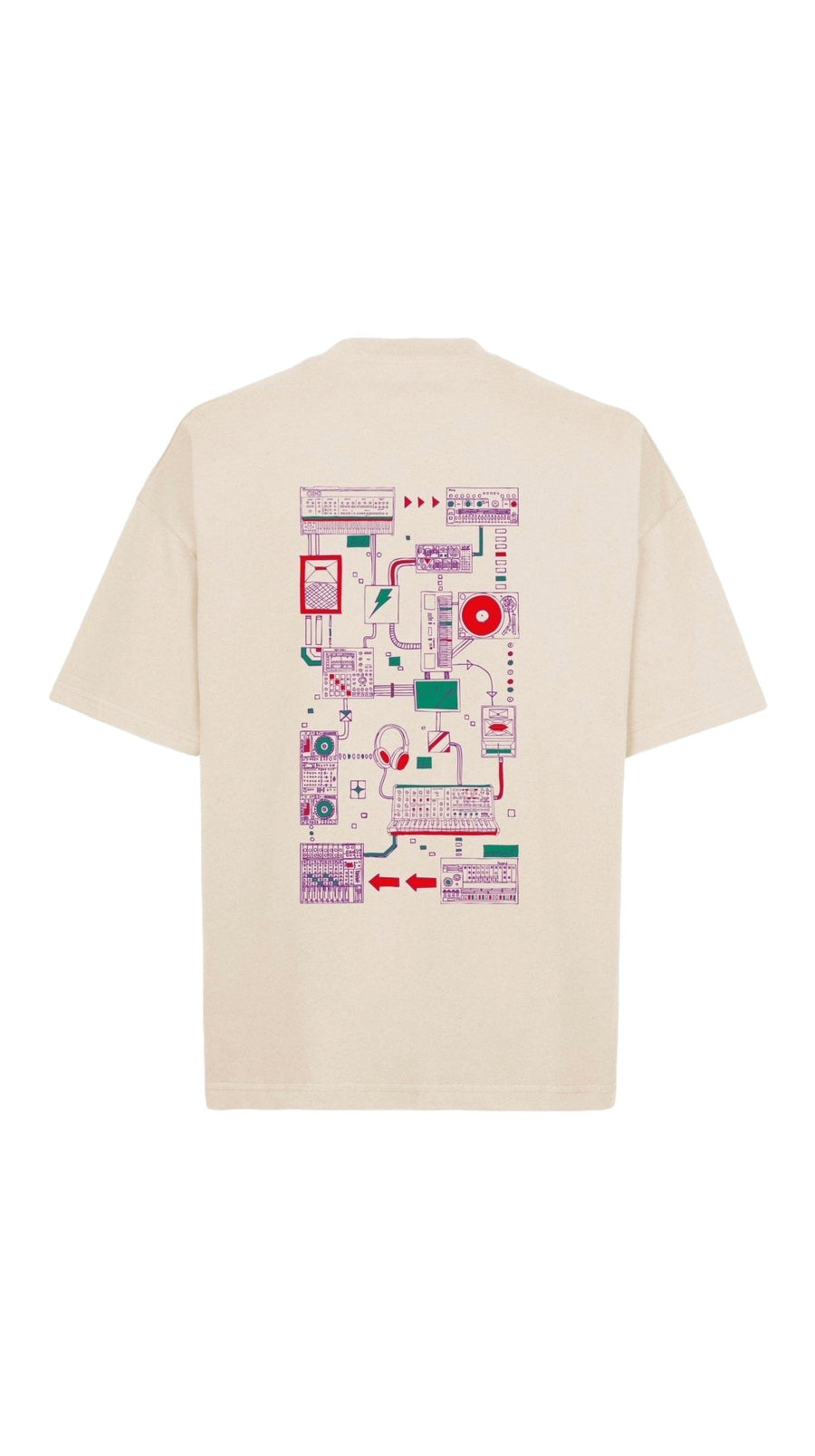 Connections Tee - Natural - here\\\now.