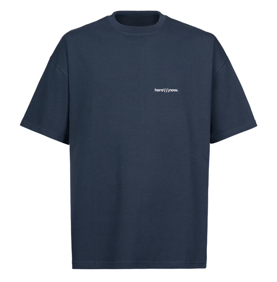 Connections Tee - Navy Blue - here\\\now.