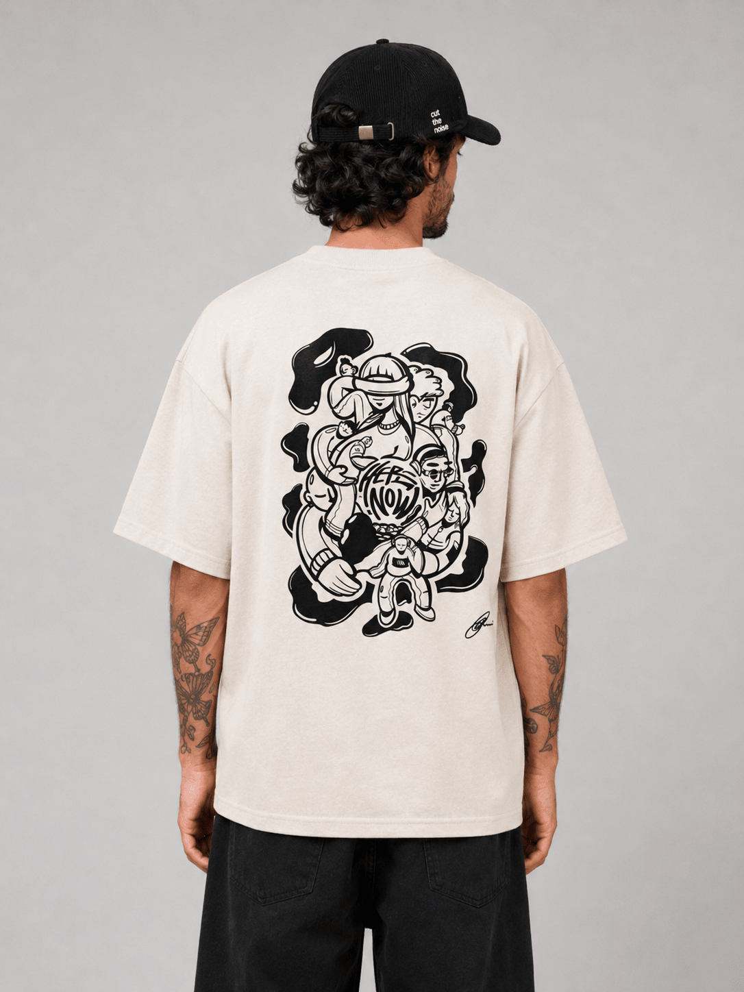 Cut The Noise - Corded Cap - Black - here\\\now.