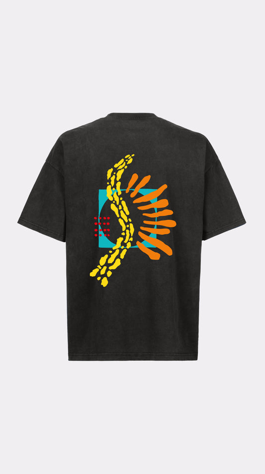 Unison - Vintage Black - Heavy Quality Oversized T-shirt