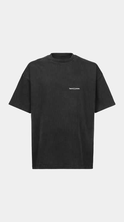 Unison - Vintage Black - Heavy Quality Oversized T-shirt