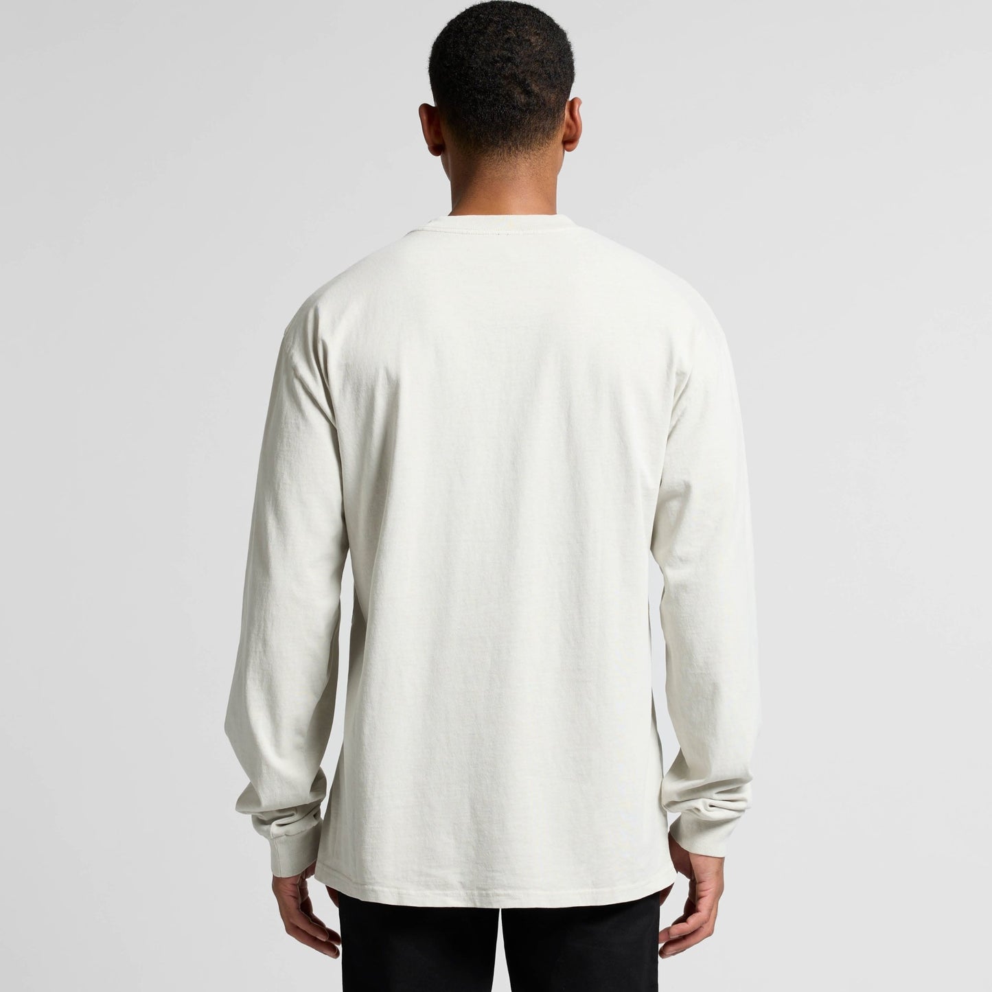 Longsleeve Tee - Human Connection - Faded White - here\\\now.