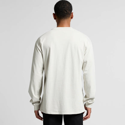 Longsleeve Tee - Human Connection - Faded White - here\\\now.