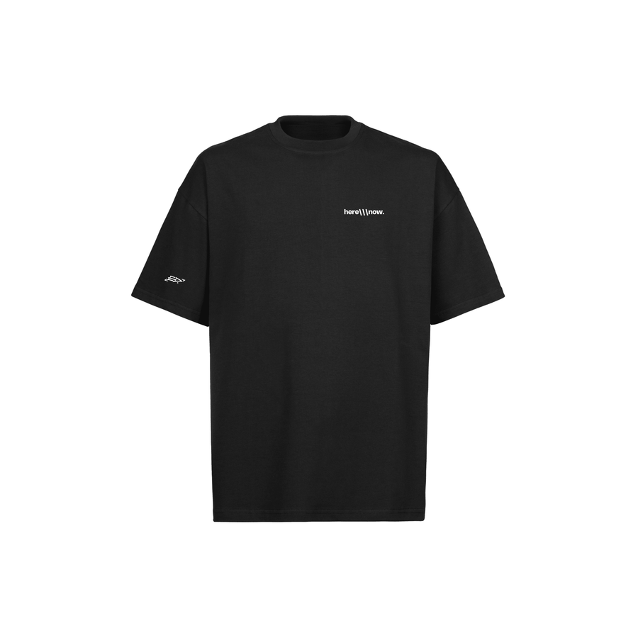 Oversized Tee - Human Connection - Black - here\\\now.