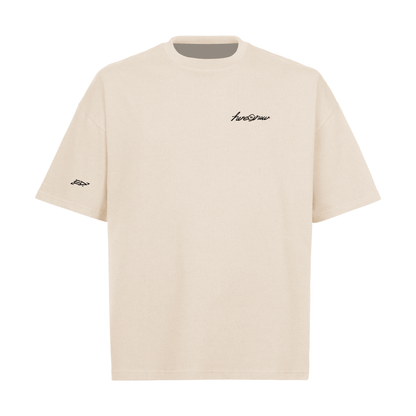 Oversized Tee - Human Connection - Natural - here\\\now.