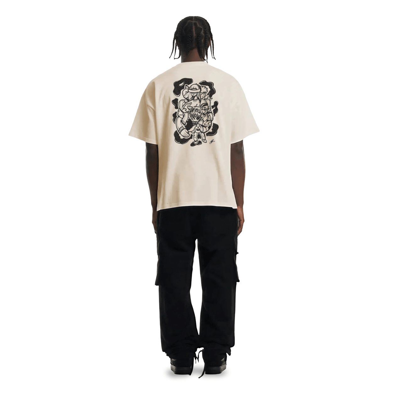 Oversized Tee - Human Connection - Natural - here\\\now.