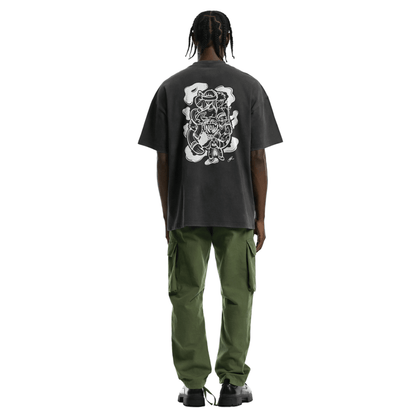 Oversized Tee - Human Connection - Vintage Black - here\\\now.