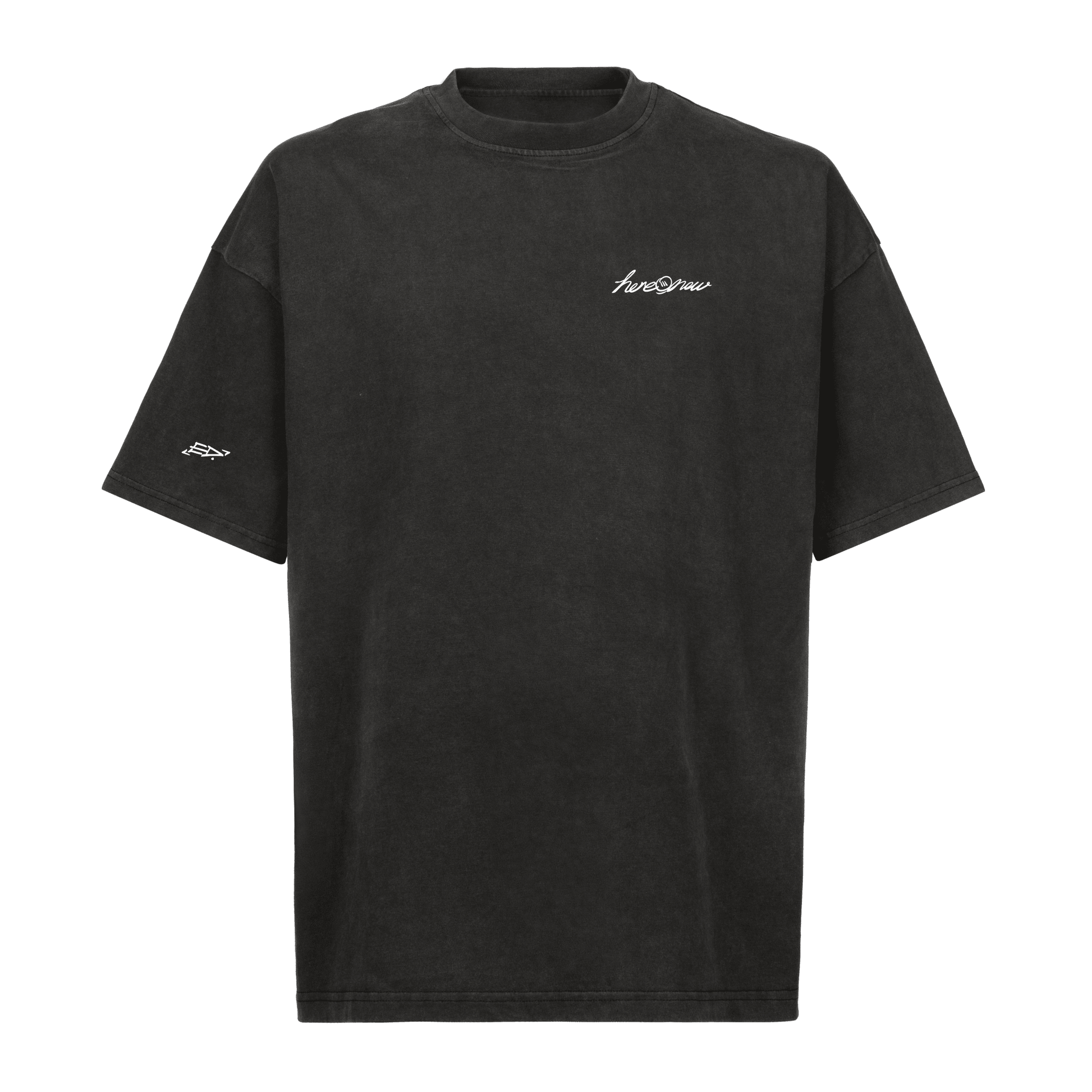 Oversized Tee - Human Connection - Vintage Black - here\\\now.