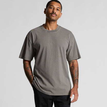 Relaxed Tee - Backprint - Faded Grey - here\\\now.