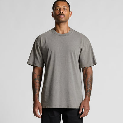 Relaxed Tee - Backprint - Faded Grey - here\\\now.
