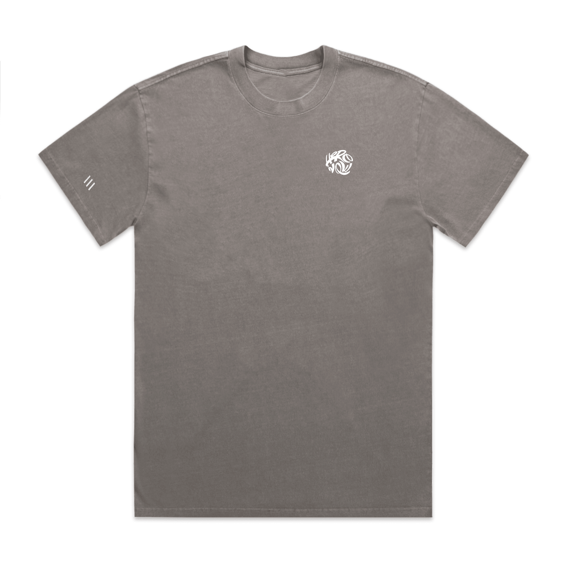 Relaxed Tee - Essential - Faded Grey - here\\\now.