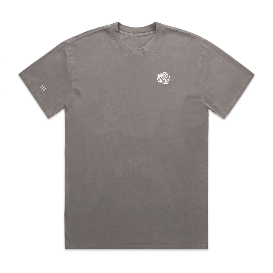 Relaxed Tee - Essential - Faded Grey - here\\\now.