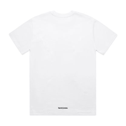 Relaxed Tee - Essential - White - here\\\now.