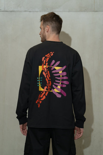 Unison - Longsleeve - Faded Black - here\\\now.