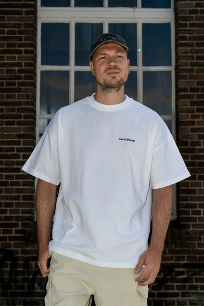 Unison Tee - White - here\\\now.