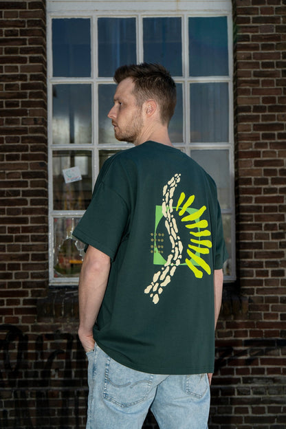 Unison Tee - Wild Green - here\\\now.