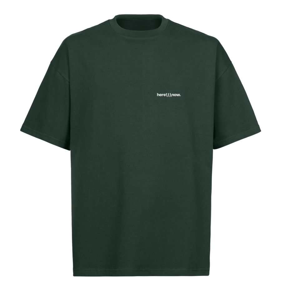 Unison Tee - Wild Green - here\\\now.