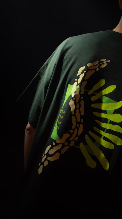 Unison Tee - Wild Green - here\\\now.
